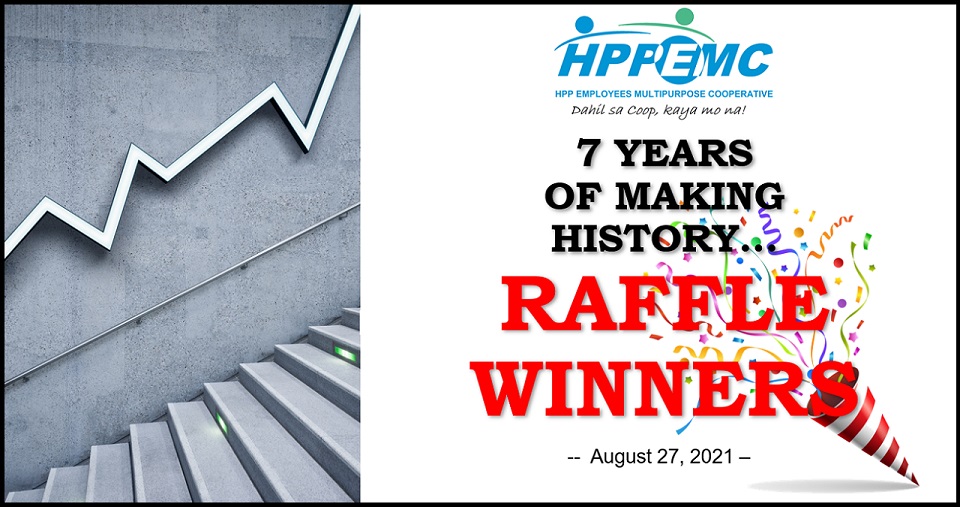 7th Anniversary Raffle Winners