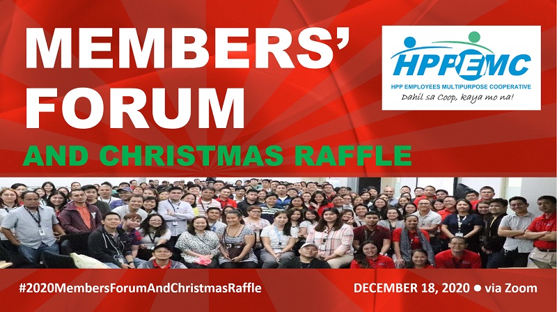 Announcing the Winners of the 2020 Members Forum and Christmas Raffle